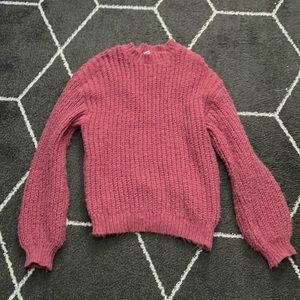 NWOT Bubblegum pink sweater